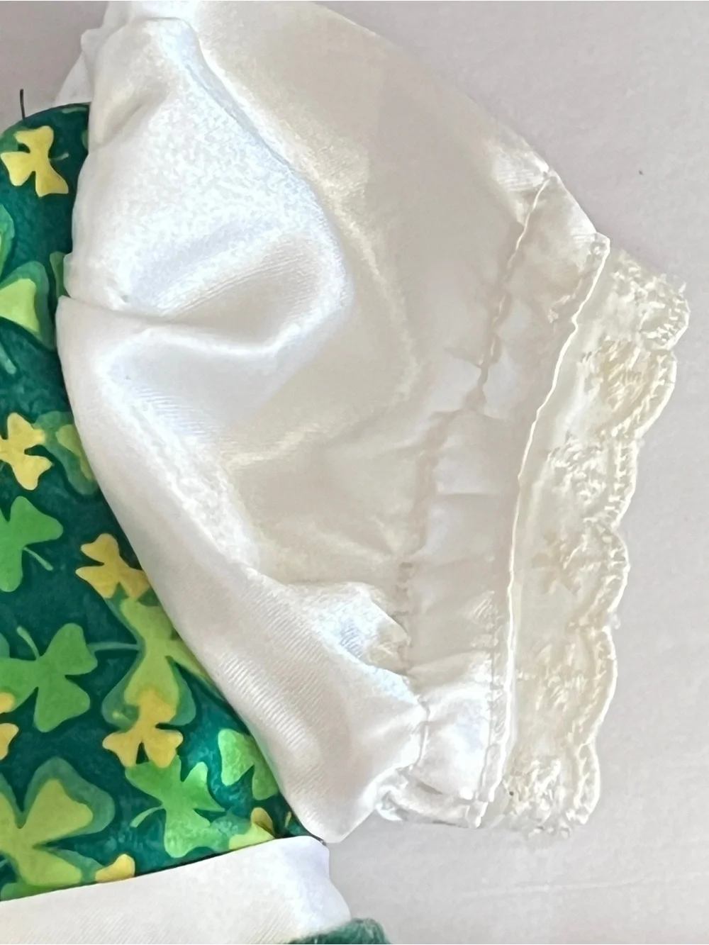 Build a Bear Workshop St Patrick Irish Barmaid Shamrock Dress